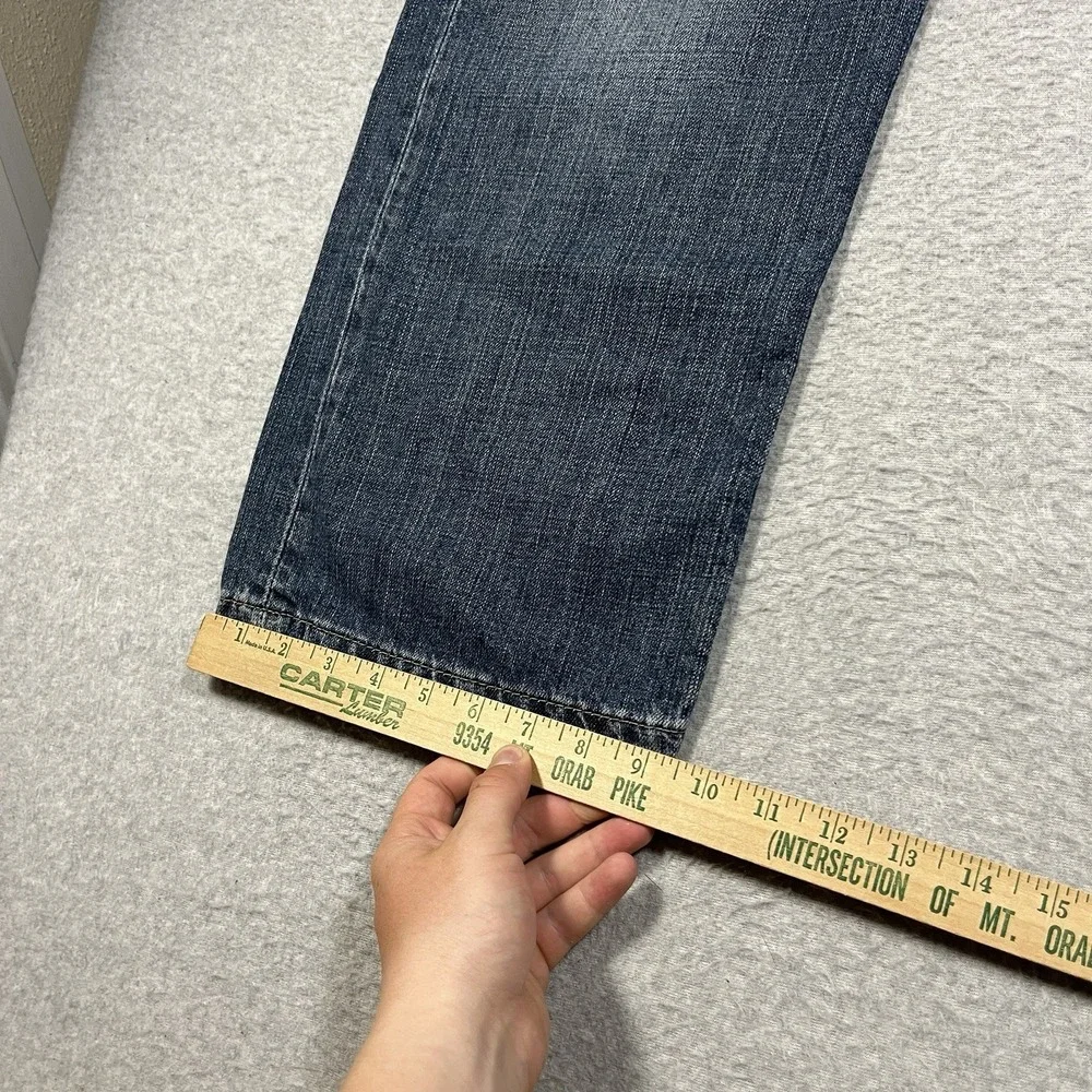 Levis Jeans Mens 36x32 (Fit 38x32) Blue 569 Loose Straight Denim Medium Cotton